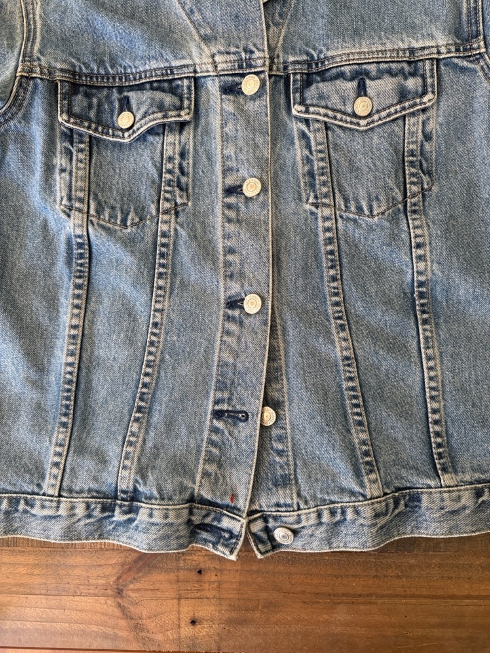 Vintage Women’s Gap Jean Jacket size L - Picture 5 of 6